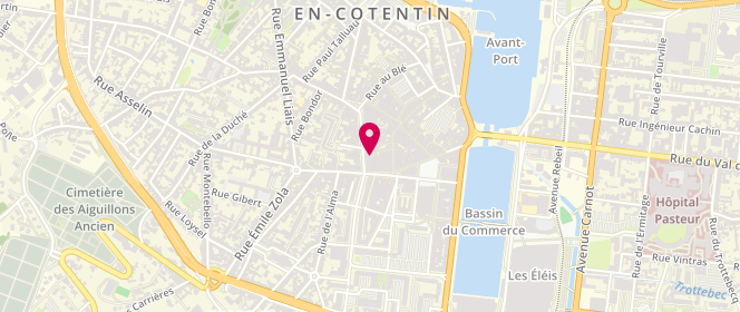 Plan de Friperie les fripounes, 49 Rue Albert Mahieu, 50100 Cherbourg-en-Cotentin