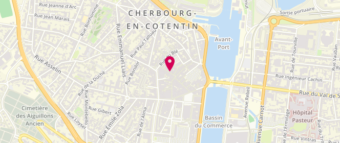 Plan de Le Grenier des Enfants, 23 Rue du Commerce, 50100 Cherbourg-en-Cotentin