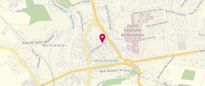 Plan de Pink Lady's Xxl, 23 Rue Albert 1er, 80500 Montdidier