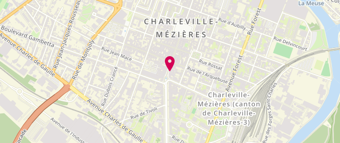 Plan de Tally Weijl, 15 Rue Pierre Bérégovoy, 08000 Charleville-Mézières
