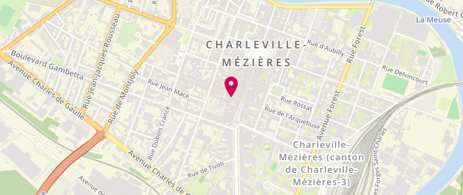 Plan de Morgan, Boutique Morgan
7 Rue Bourbon, 08000 Charleville-Mézières