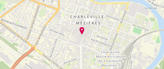 Plan de Devred, 54 Rue de la République, 08100 Charleville-Mézières