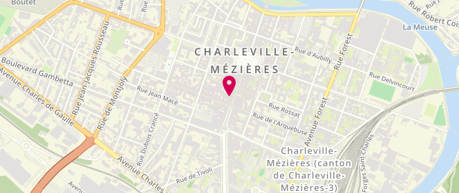 Plan de Rouge-Gorge Lingerie, 52 Rue de la République 0 0, 08000 Charleville-Mézières