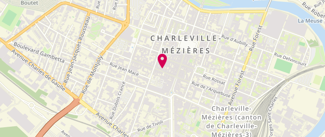 Plan de Naf Naf, 22 Rue Bourbon, 08000 Charleville-Mézières