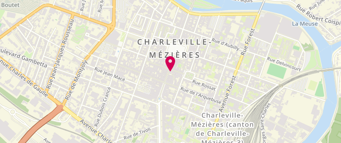 Plan de Sergent Major, 35-37 Rue de la République, 08000 Charleville-Mézières