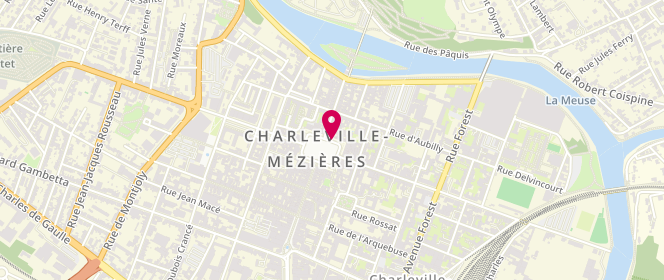 Plan de Mythila Boutik, 34 Place Ducale, 08000 Charleville-Mézières