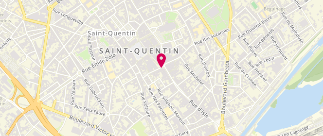 Plan de Liking, 1 Rue Anatole France, 02100 Saint-Quentin