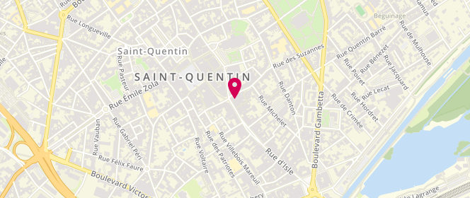 Plan de Fabien, 5 Rue d'Isle, 02100 Saint-Quentin