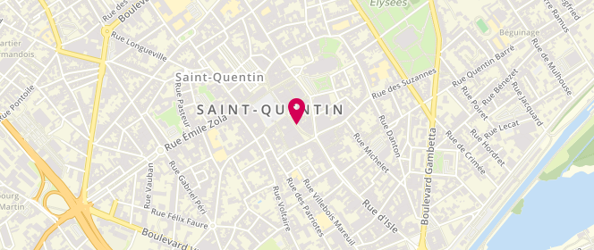Plan de Pimkie, 19 Rue de la Sellerie, 02100 Saint-Quentin