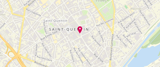 Plan de Moskito, 18 Rue Lyon, 02100 Saint-Quentin