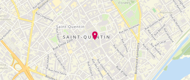 Plan de Un Jour Ailleurs, 15 Rue de la Sellerie, 02100 Saint-Quentin