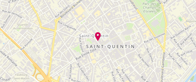 Plan de Le Comptoir Irlandais, 8 Rue Victor Basch, 02100 Saint-Quentin