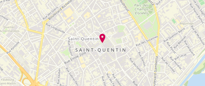 Plan de Promod, 4 Place Hôtel de Ville, 02100 Saint-Quentin