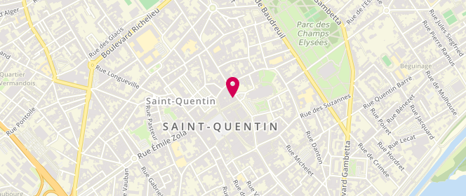 Plan de Mjpi, 27 Rue Saint-André, 02100 Saint-Quentin