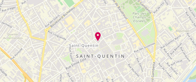 Plan de Monsieur, 21 Rue Croix Belle Prte, 02100 Saint-Quentin
