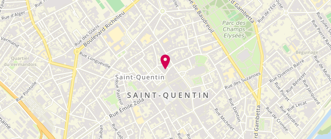 Plan de Les Pepites de Zasno, 23 Rue Croix Belle Prte, 02100 Saint-Quentin