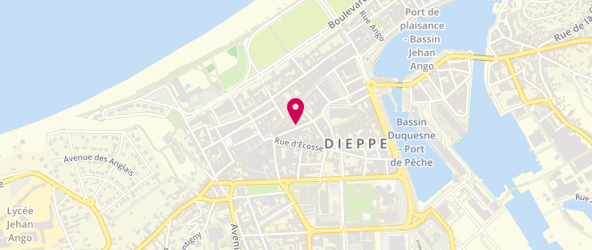 Plan de Archipel, 28 Rue Saint-Jacques, 76200 Dieppe