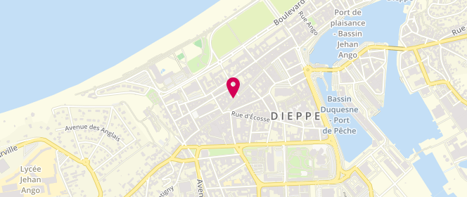 Plan de Dfps, 178 Grande Rue, 76200 Dieppe