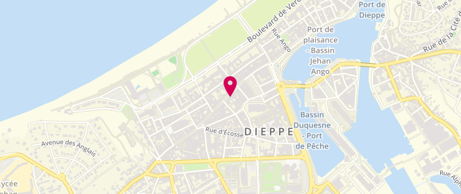 Plan de Au dé d'Argent, 73 Grande Rue, 76200 Dieppe