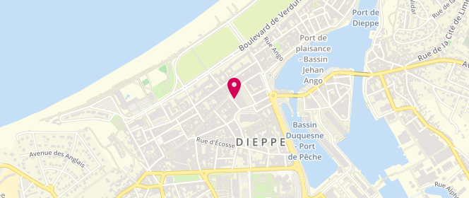 Plan de La Bohême, 21 Rue de Clieu, 76200 Dieppe