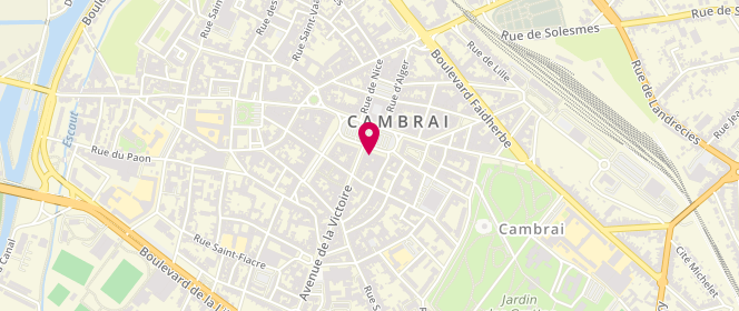 Plan de Caroll, 52 place Aristide Briand, 59400 Cambrai