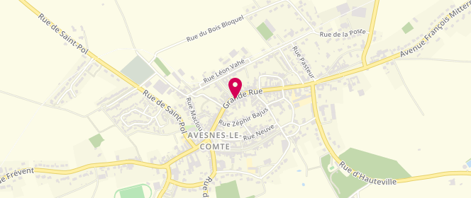 Plan de Le Dress'line, 79 Grande Rue, 62810 Avesnes-le-Comte