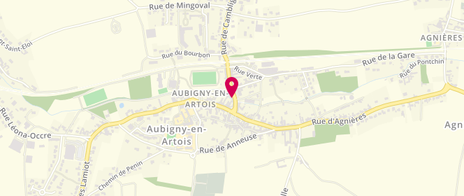 Plan de La Plume de l'Ange, 3 Rue Emile Delombre, 62690 Aubigny-en-Artois