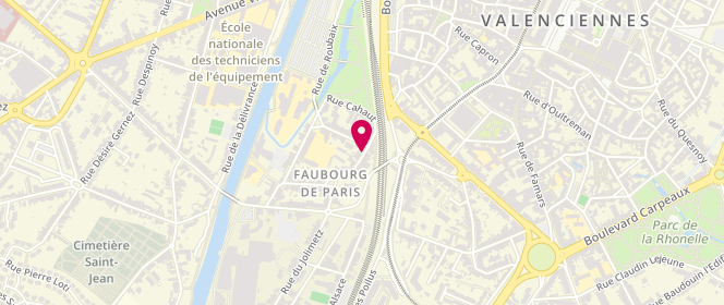 Plan de BENSEGHIR Nadera, 16 Rue Faubourg de Paris, 59300 Valenciennes