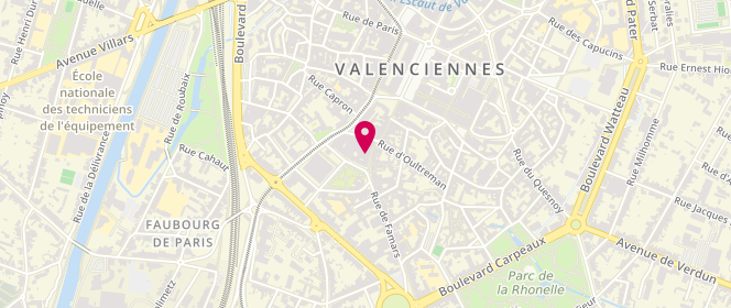Plan de Les Trésors de Léa, 44 Rue de Famars, 59300 Valenciennes