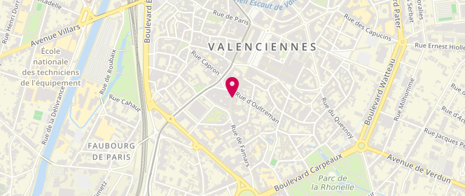 Plan de Le Comptoir de Ste Cat'rine, 47 Rue Famars, 59300 Valenciennes