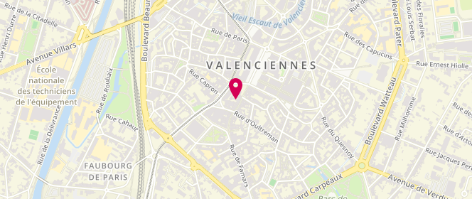 Plan de Naf-Naf, 14-16 Rue de Famars, 59300 Valenciennes