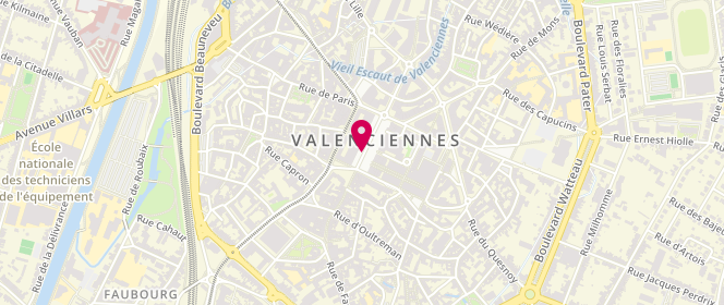 Plan de JD, 15 Place d'Armes, 59300 Valenciennes