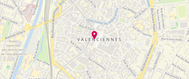 Plan de Look Vip, 11 Rue de Paris, 59300 Valenciennes