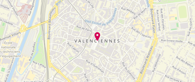 Plan de Armand Thiery Homme, Centre Commercial Lotissement B 129
Place d'Armes, 59300 Valenciennes