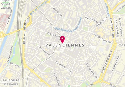 Plan de Rougegorge Lingerie, 39 place d'Armes 0 0, 59300 Valenciennes