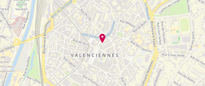 Plan de Ma Lingerie By Angeline, 5 Rue Saint-Géry, 59300 Valenciennes