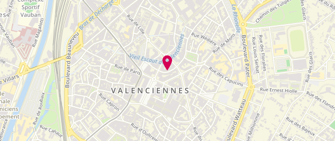 Plan de Insolente, 17 Rue Saint-Géry, 59300 Valenciennes