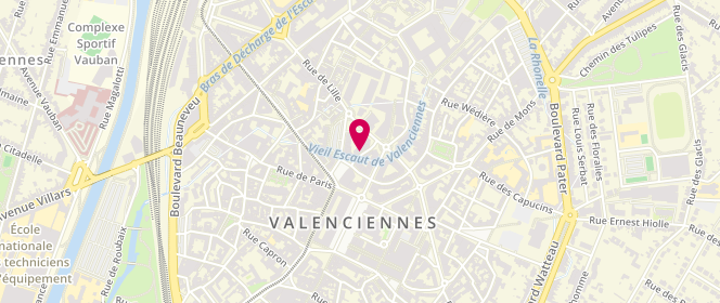Plan de Jeans Land Factory, 11 Rue de la Poste, 59300 Valenciennes
