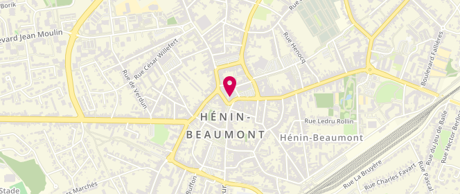 Plan de Ma Boutique Héninoise, 145 place Jean Jaurès, 62110 Hénin-Beaumont