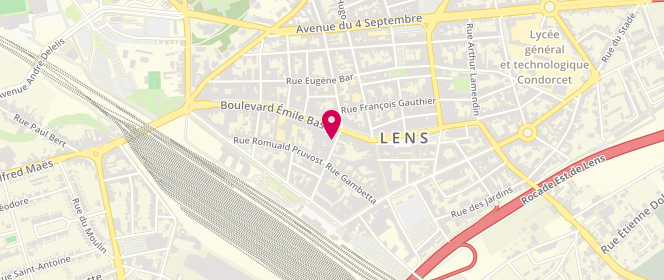 Plan de La Boheme Branchée, 6 Rue de la Paix, 62300 Lens