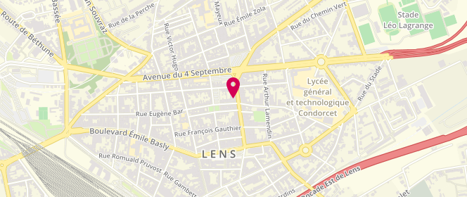 Plan de DUTOIT Alain, 41 Rue René Lanoy, 62300 Lens