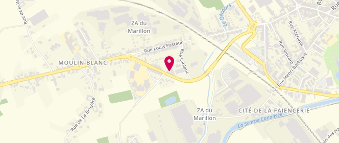 Plan de Carrure, 624 Rue du Moulin Blanc, 59230 Saint-Amand-les-Eaux
