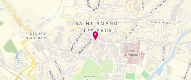 Plan de Bréal, 6 Rue Thiers, 59230 Saint-Amand-les-Eaux