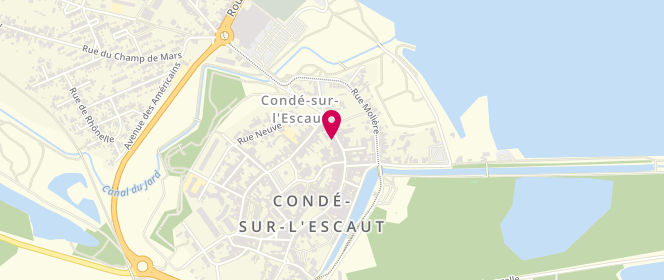 Plan de Marine & Valentine, 85 Rue Gambetta, 59163 Condé-sur-l'Escaut