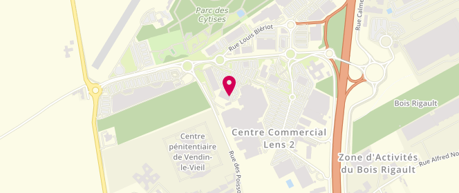 Plan de Aubert Lens, Parking Cora
Rue des Poissonniers
Centre Commercial Lens 2, 62880 Vendin-Le-Vieil, France
