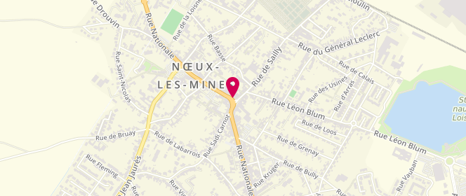 Plan de Pop Shop (ROUACHE Nora), 147 Rue Nationale, 62290 Nœux-les-Mines