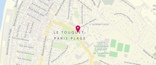 Plan de Cozy, Av. Du Verger, 62520 Le Touquet-Paris-Plage