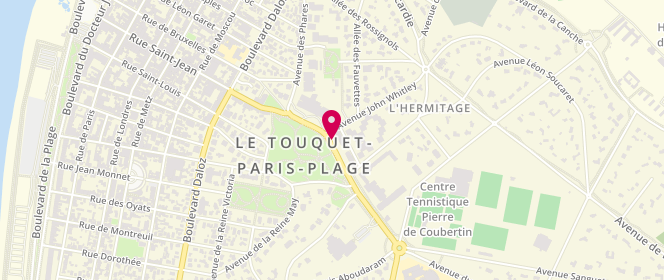 Plan de Les Dames de la côte, 4 avenue du Verger, 62520 Le Touquet-Paris-Plage
