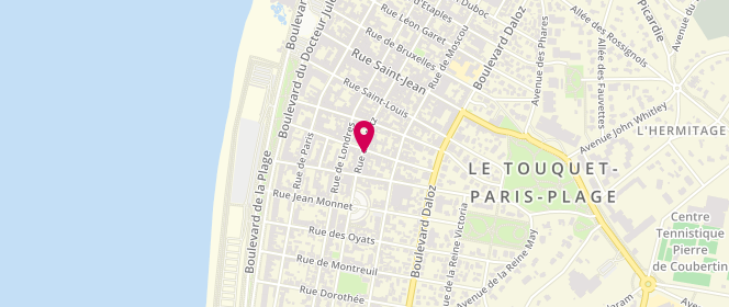 Plan de Rouge Gorge Lingerie, 109 Rue de Metz 0 0, 62520 Le Touquet-Paris-Plage