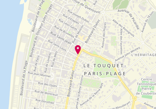 Plan de La Reserve, 70 Boulevard Daloz, 62520 Le Touquet-Paris-Plage